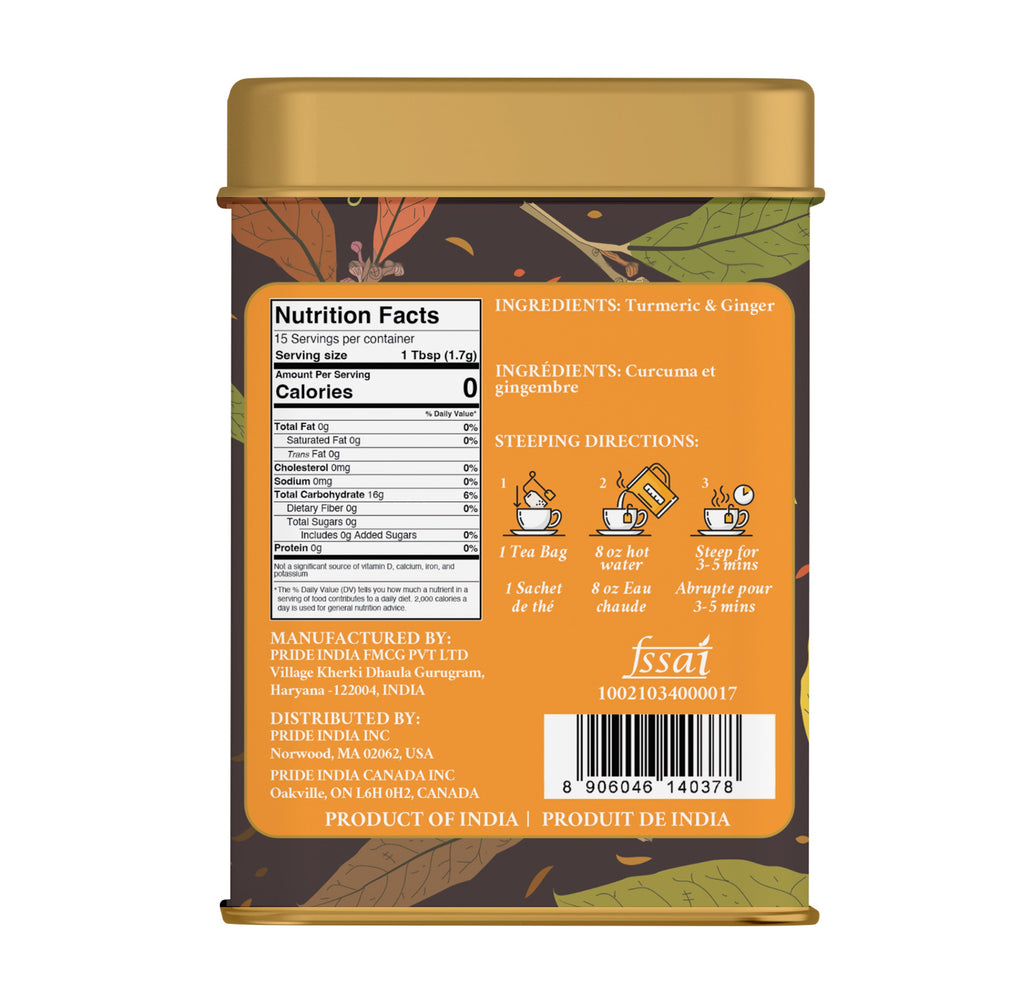 Golden Elixir - Turmeric Ginger Tea Bags