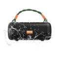 WHALE with Nylon Strap – Bluetooth IPX7 Waterproof Portable Outdoor Speaker with 30W Stereo Sound and USB Charge Out