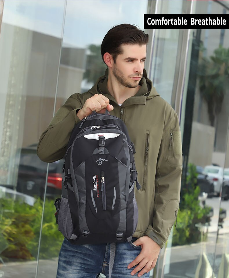 40L Men Women Travel Backpack Rucksack Camping Laptop Hiking School