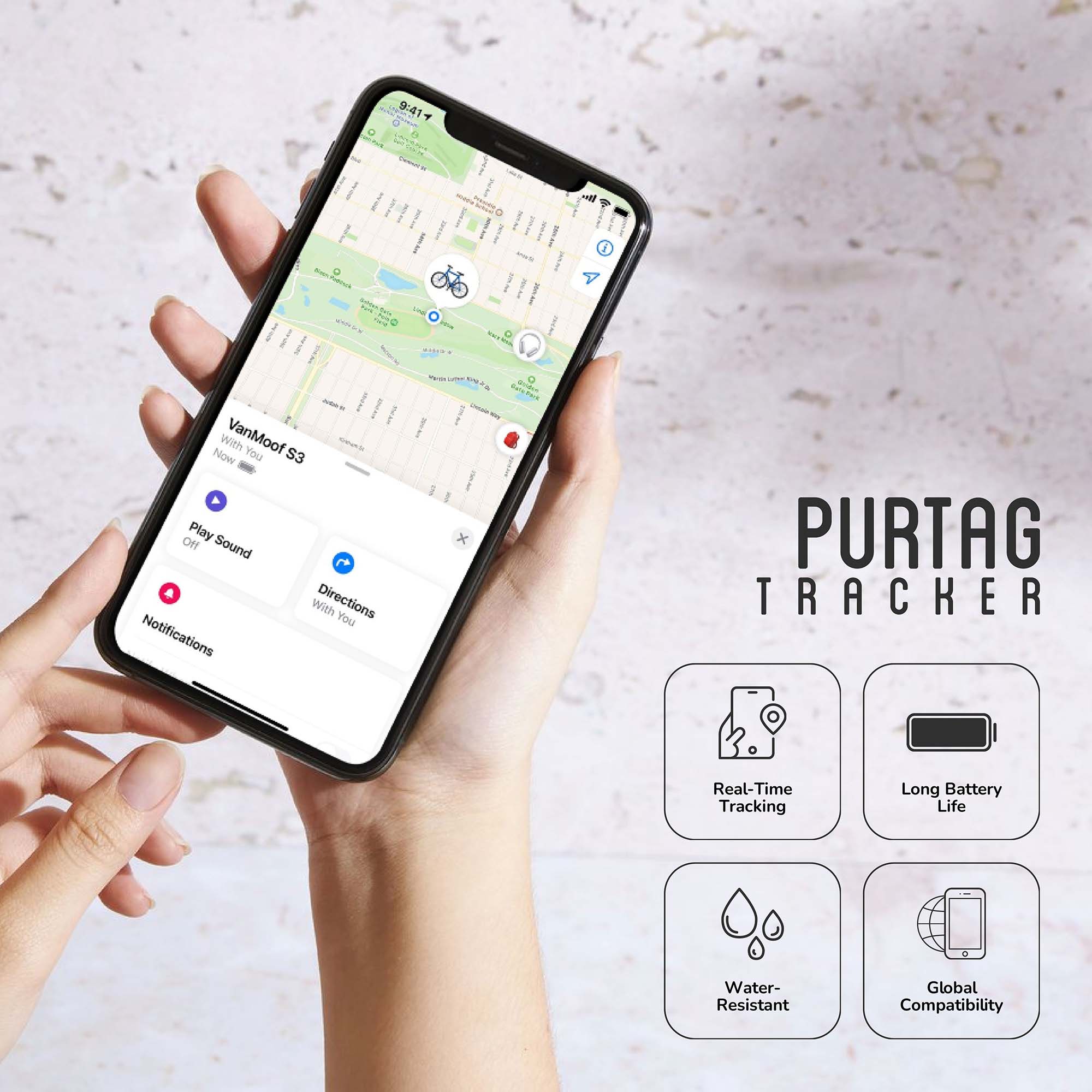 Pursonic Wireless Speaker, Solarsync Power Bank & Purtag Tracker Bundle – Ultimate Sound, Power & Security Anywhere!