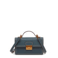 Leather Blue Purse Small Crossbody Bag