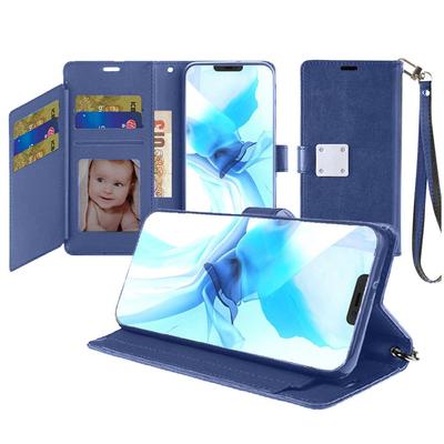 iPhone 13 Pro Max 6.7" Lux Multi Card Wallet With Strap Case