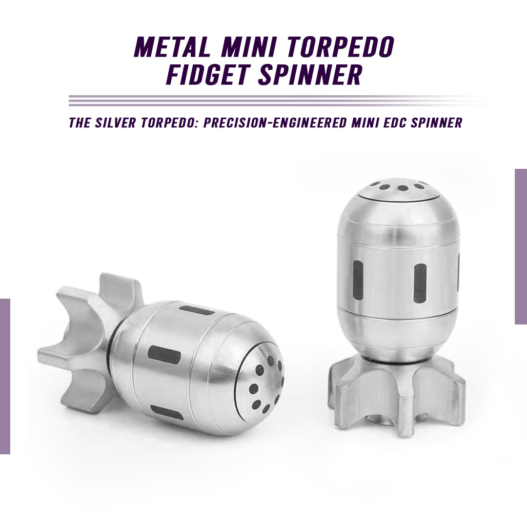 Metal Mini Torpedo Fidget Spinner