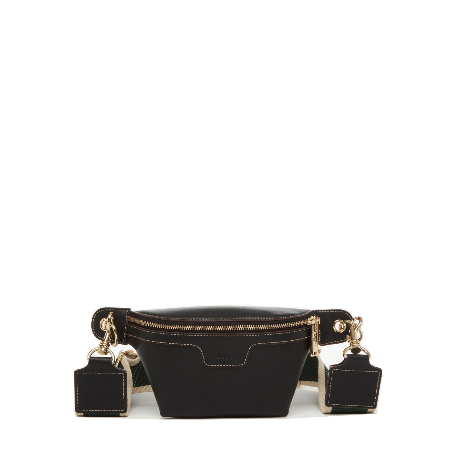 Chest Sling Bag Shoulder Sling Bag Small Black Handbag Leather Crossbody Sling Bag