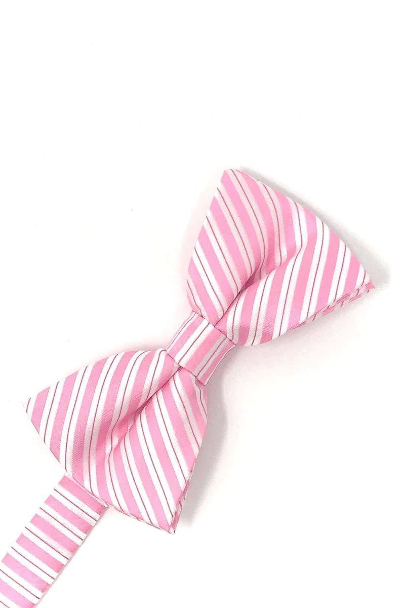 Newton Stripe Kids Bow Tie