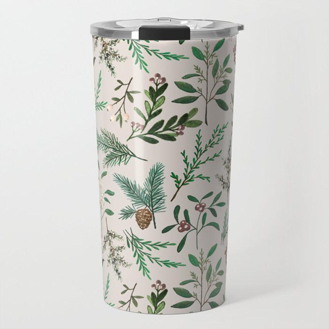 Winter Berry Travel Mug