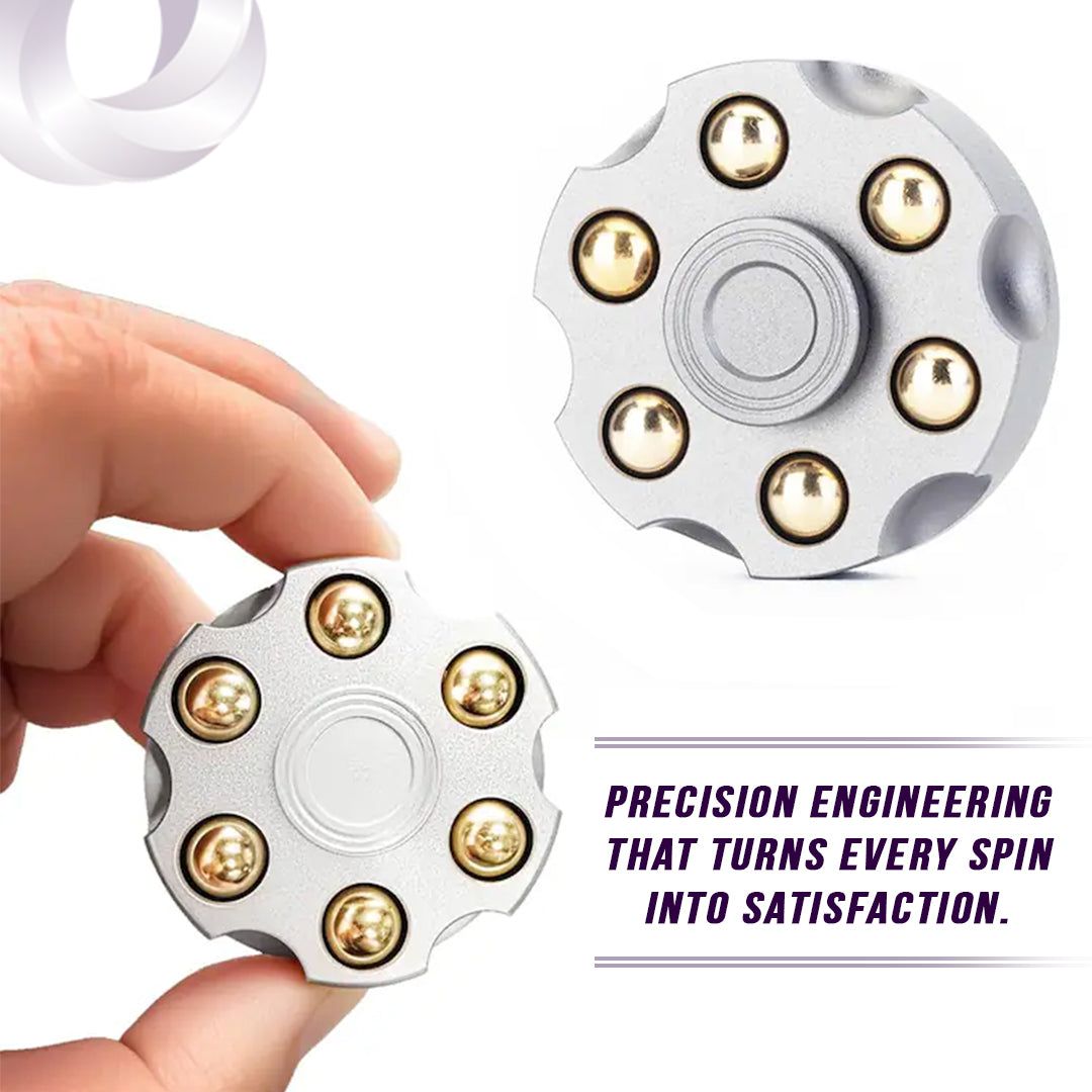 Metal Alloy Rotating Cylinder Spinner Fidget