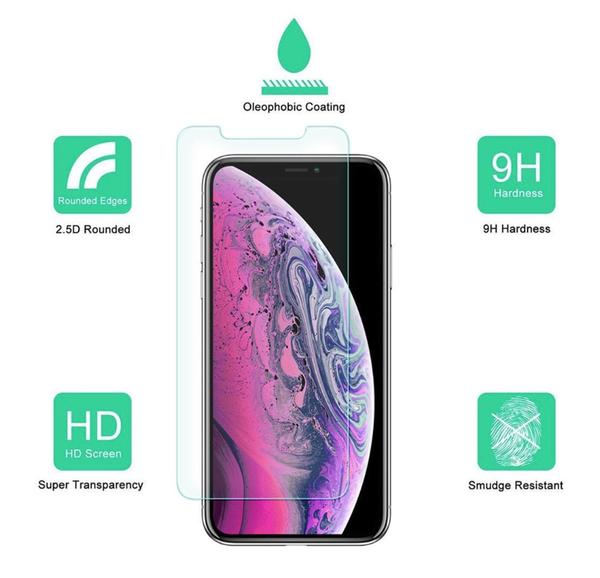 Clear iPhone 11 Pro / X / XS Tempered Glass