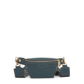 Chest Sling Bag Shoulder Sling Bag Small Blue Leather Crossbody