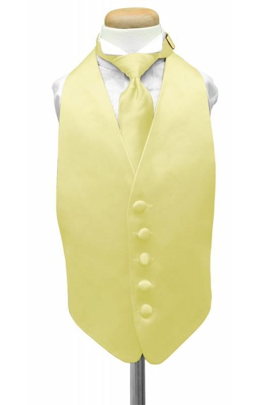 Luxury Satin Kids Tuxedo Vest