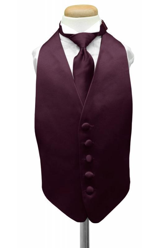 Luxury Satin Kids Tuxedo Vest