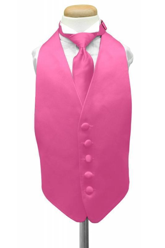 Luxury Satin Kids Tuxedo Vest