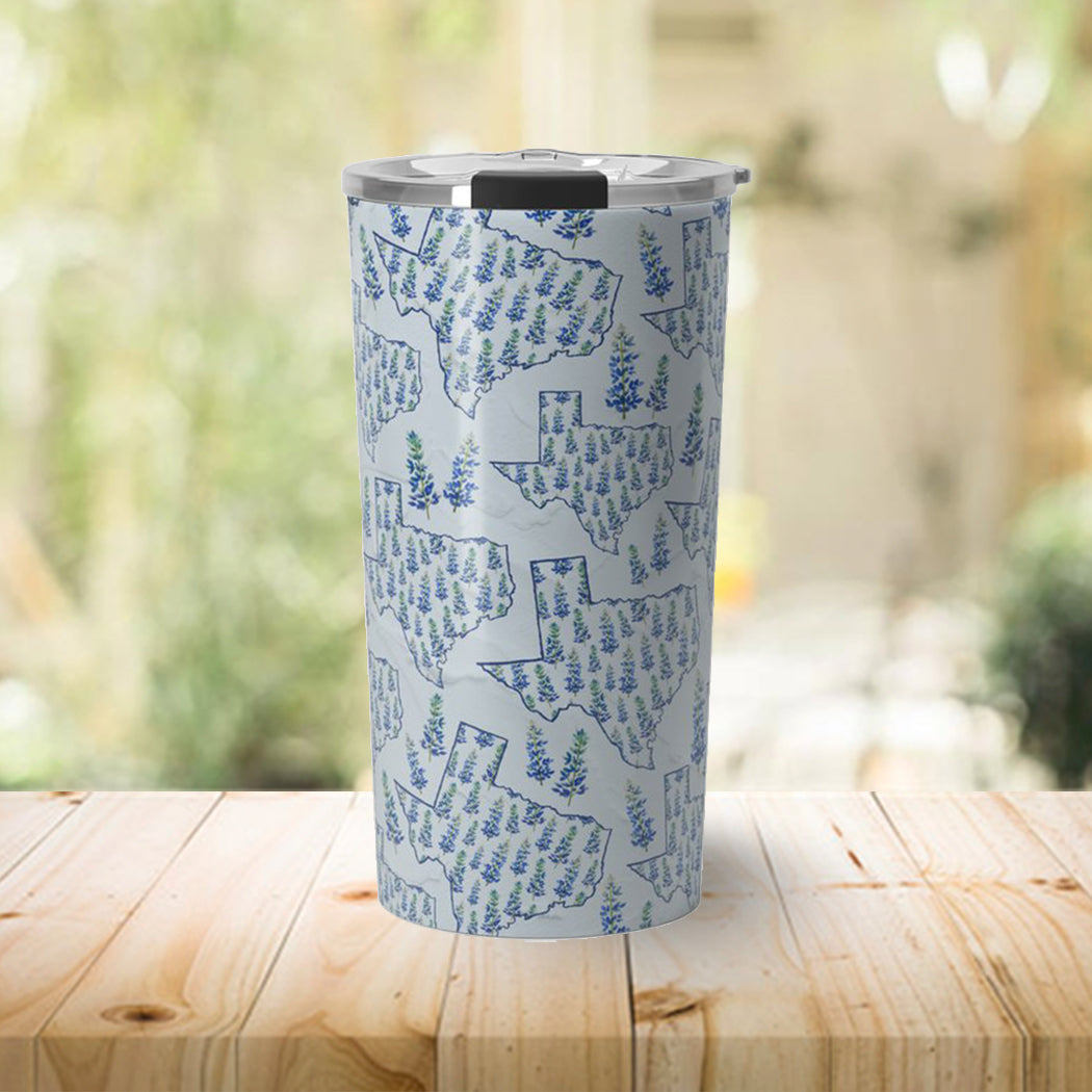 Texas Blue Bonnet Travel Mug